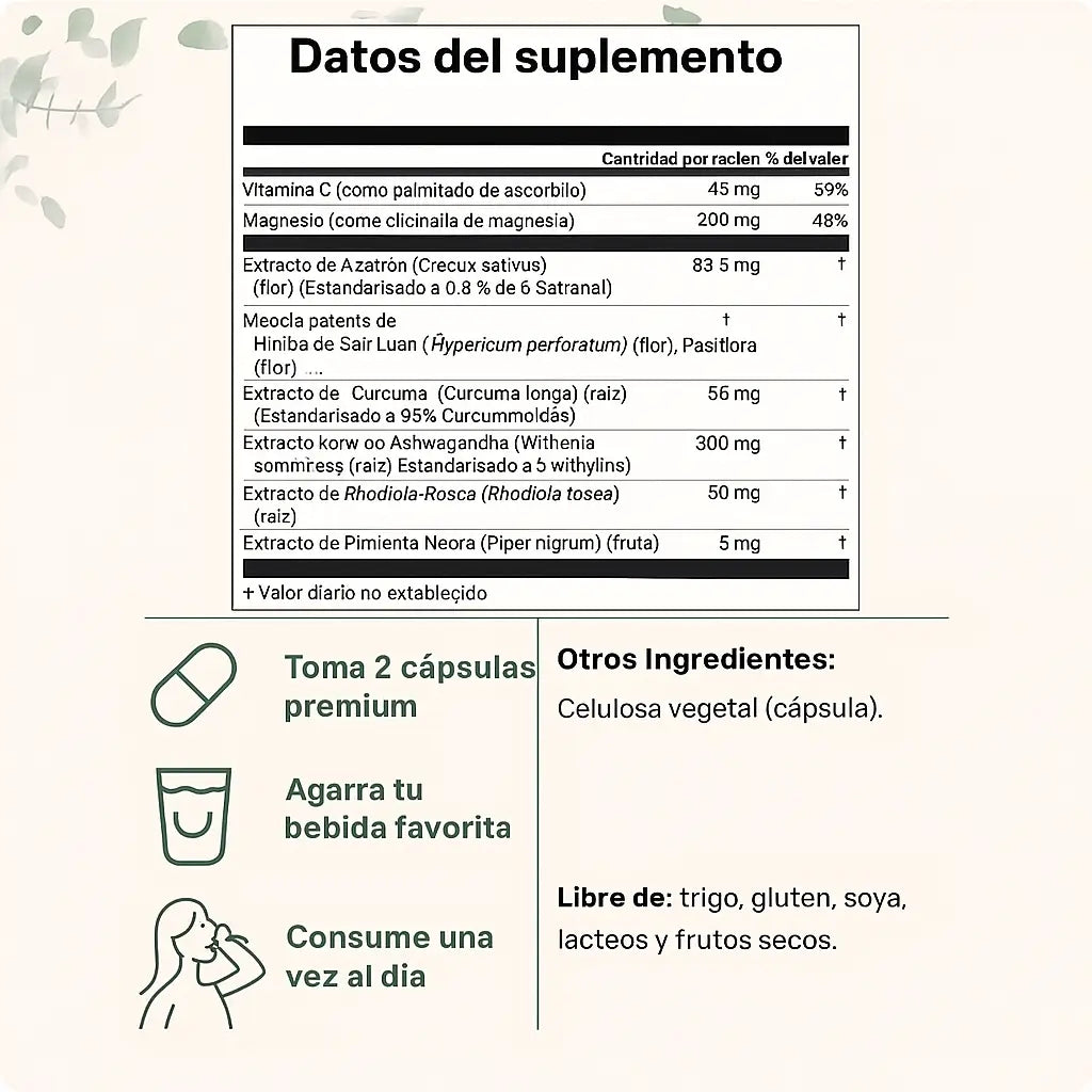 SaffronGlow™ – El suplemento natural que equilibra tu ánimo y potencia tu bienestar diario.
