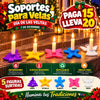 Kit de Portavelas para el Día de las Velitas 🕯️¡PAGA 15 Y LLEVA 20!