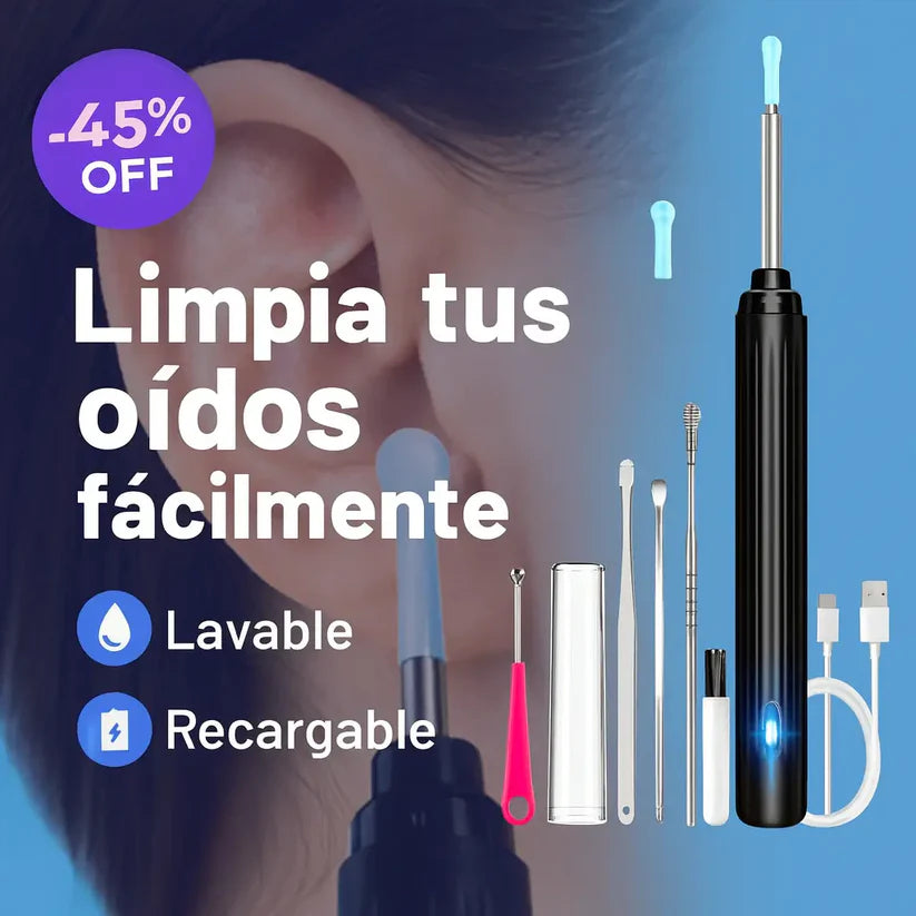 Audiscope Pro™ – Dile Adiós a la Cera con Precisión y Seguridad