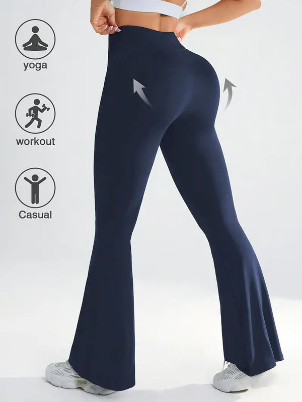 LULU L® - Pantalones acampanados casuales, deportivos y versatiles