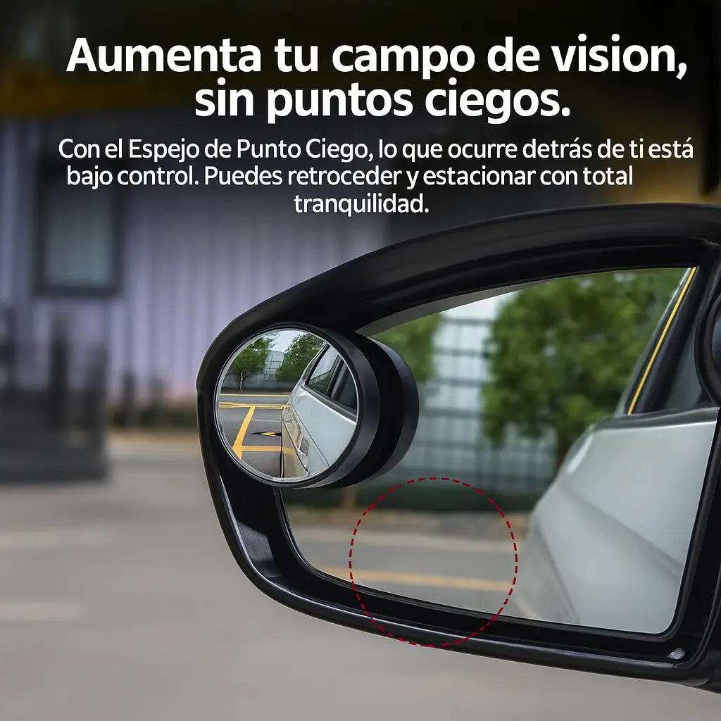 Visión360™ – Retrovisor 2x1 con protección contra lluvia y puntos ciegos
