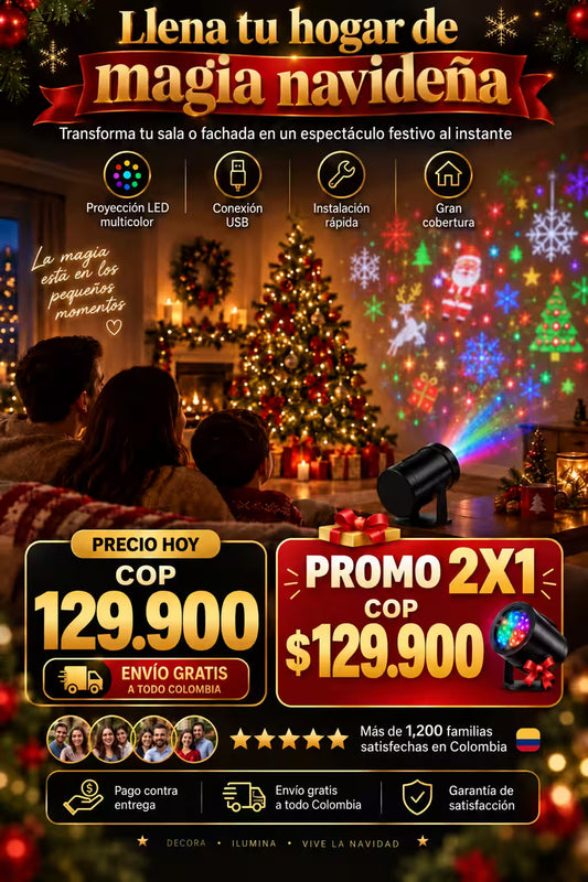 Proyector Navideño 2x1