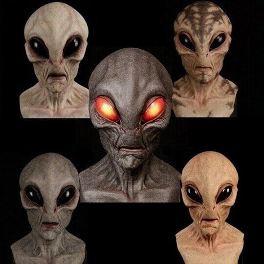 Máscara Alienígena Realista