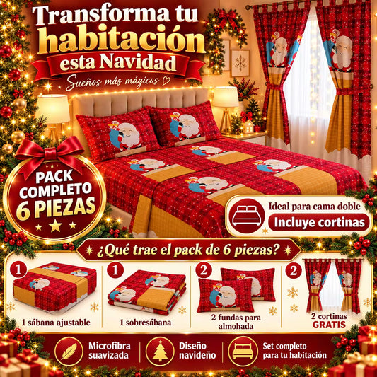 ChristmasRoom™ – Transforma tu Habitación esta Navidad x6 Piezas ✨