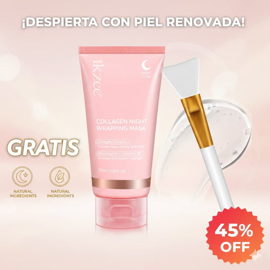 Medicub™ Mascarilla de Colágeno : ¡Despierta con una piel radiante! GRATSI brocha
